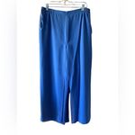 Karen Miller ‎ Periwinkle Blue Beaded Blouse and Pants Two-Piece Matching Set Photo 2