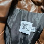 Princess Polly Jocelyn Brown Leather Jacket Photo 4