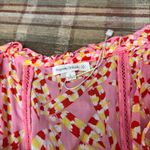 Poupette St. Barth  Pink and Yellow Sleeveless Dress gorgeous Photo 2