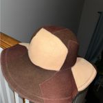 Jessica Simpson Patchwork Hat - Brown and Cream Photo 4