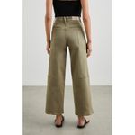 Rails  Getty Crop Utility Wide Leg Jean Washed Olive Size 25 Photo 3