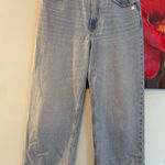 Abercrombie & Fitch  The Loose High Rise Jeans Size 10 10S Short Light Blue Color Photo 0