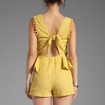 6 Shore Road Patrons Lace Peplum Romper Photo 3