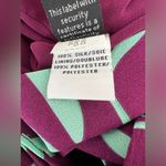 Diane Von Furstenberg  Silk Dora Lily Faux Wrap Dress purple print long sleeve 6 Photo 4