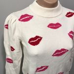 Kate Spade  Lips Sweater Red Pink Valentine’s Day KISS Love Photo 3