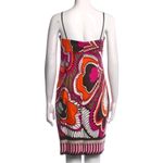 David Meister  printed mini slip dress pink size 8 EUC Photo 2