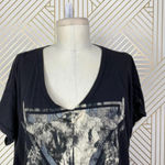 Denim & Supply Ralph Lauren RALPH LAUREN Denim & Supply Cow Skull Feather‎ T-Shirt in Black Size US Medium Photo 1