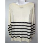 All Saints Striped Wool Alpaca Blend Pullover Lune Sweater Knit Loose Size M Photo 4