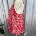 White House | Black Market  Pink & White Layered Top-Size Small Photo 2