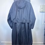 Athleta  Black Wind Hooded Jacket Size XL 48” Long Photo 1