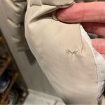 Liz Claiborne Vintage 90’s creamy coffee down puffer jacket fleece lined hood Photo 6