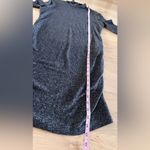 Athleta Malaga ruched long sleeve dress dark heathered gray size large Photo 8