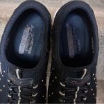 Skechers Air-Cooled Memory Foam Sneakers Women’s Sz 8 Black Quilt Copper Studded Photo 2