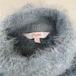 Candie's Candie’s Blue Fuzzy Sweater Photo 1