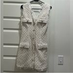 BHLDN Nwot  V-Neck Pearl Tweed Mini Dress size XS Photo 4