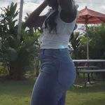 American Rag Cream Lace Up Cropped Shirt Photo 3