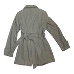 Calvin Klein  womens size 4 pea coat small wool blend tan tie hooded business pr Photo 2