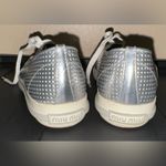 Miu Miu   Swarovski crystal toe-cap sliver sneakers flats size 38.5 8.5 Photo 5