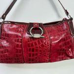 M.C Red Crocodile Pattern Handbag Photo 2