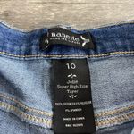 Nanette Lepore  size 10‎ ankle length jeans. Super High Rise Tapered.​ Photo 6