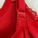 Victoria's Secret  Dream Angels Push-Up Without Padding Bra Red Lace 38D D85‎ Photo 2
