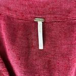 Free People - Pleats On Me Top Crop Ruffle Bohemian 3/4 Sleeve Red Clay Sz L Photo 6