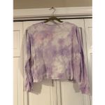 J.crew purple tie dye crewneck long sleeve top M Size M Photo 4