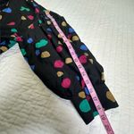 Lafayette 148  New York 100% Silk Black Doha Scattered Dot Print Wrap Dress Photo 7