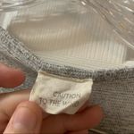 Caution to the Wind  Grey Knit 3/4 Sleeve Blouse L Photo 1