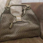 Fabletics Ostrich Print Handbag w/Strap Photo 7