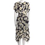 Ba&sh  Fairy Floral Midi Dress - Black - 0 (US 4) Photo 2
