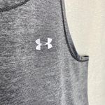 Under Armour  Heat Gear Tank Top Large Gray Sleeveless Workout Racerback Gym Pink Photo 1