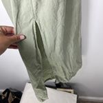 Cloth & Stone Anthropologie  Sage Green Smocked Top Tencel Long Dress Maxi Sz S Photo 9