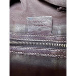 Gucci  Vintage Indy Hobo Brown Leather Top Handle Bag Photo 9