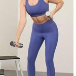 Athleta S Pacesetter Ultra High Rise 7/8 Legging Small Dusk Purple Photo 6