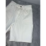 Lee VTG Bermuda Denim White Jean Shorts Relaxed Fit 10 Photo 3