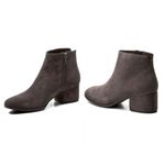 Vagabond Daisy Dark Grey Suede Ankle Booties Size 37 Photo 4