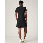 Athleta  Size L Essential Tee T Shirt Dress Black 842888 Athleisure Minimal Photo 1