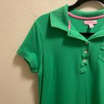 Lilly Pulitzer  Island Pique Green Preppy Tennis Polo Dress Size Small Photo 1