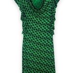 Plenty By Tracy Reese - Green and Black Floral Ruffle Dress - P/S Photo 0