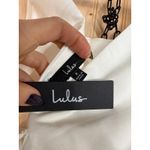 Lulus NWT  Blissfully Beaming White Sleeveless Bow Mini Dress Party Cocktail M Photo 8