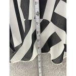 LuLaRoe  Women's Coverup Long Sheer Short Sleeve Abstract Black White Small Photo 7