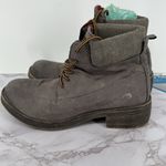 Rocket Dog  Tillie Gray Lace Up Combat Boots Hiking Outdoor Casual Comfy‎ Sz 8 M Photo 2