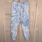 BOWERY SUPPLY CO. Japanese Cherry Blossoms Tie Dye Sweat Pants Blue/White Photo 1