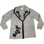 Christopher & Banks  | Women's Gray Blazer Style Cardigan | Medium Photo 0