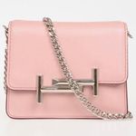 Tod's Tod’s Amu Clutch Mini in Light Pink Leather Photo 0
