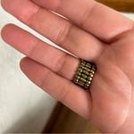 Rainbow Beetle Bronze Colored Ring OS Red Photo 2