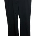 EXPRESS Editor Black Pinstripe Wide Leg Trousers Photo 0