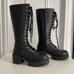 Jeffrey Campbell  - Plasma - Lugged Platform Boots - Size 7.5 - Leather! Photo 0