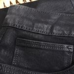 Nine West Kick Flare Jeans Slim Fit High Rise Waxed Black 16 Super Stretchy Photo 9